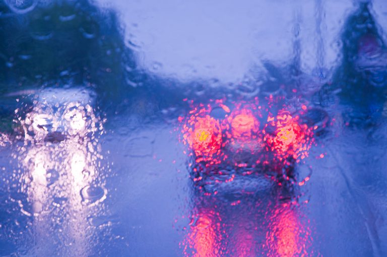 driving in heavy rain